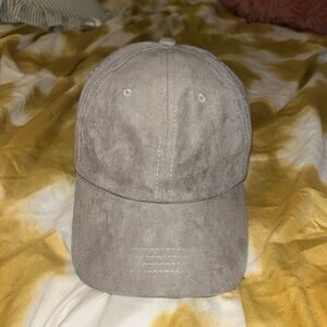 Gray Suede Women's Hat